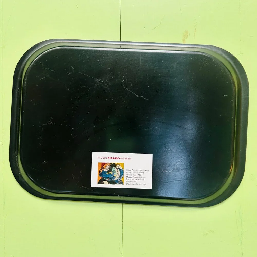 Museo Picasso Malaga Mujer Con Los Brazos Levantados Decorative Tray 10.75